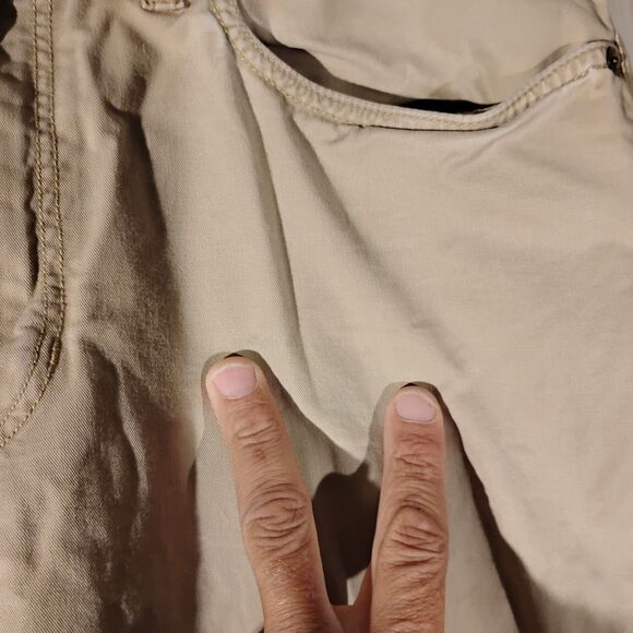 Polo Ralph Lauren jeans mens 32x32 beige khaki stretch straight leg denim - Picture 4 of 12